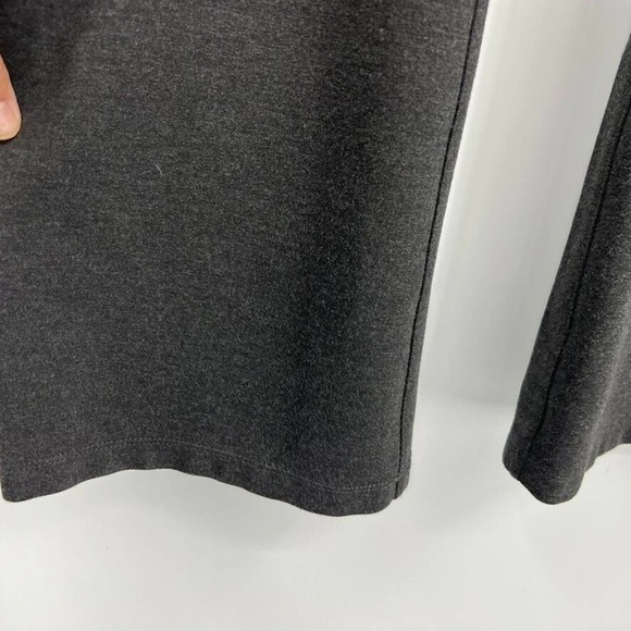 Betabrand Yoga Dress Pant Charcoal Straight Leg Pull On Womens Medium Petite - Picture 6 of 8